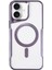 Newface iPhone 16 Plus Kılıf Boyi Magsafe Silikon Kapak - Derin Mor 1