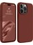 Newface iPhone 15 Pro Max Kılıf First Silikon - Bordo 1