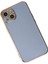 Newface iPhone 15 Kılıf Volet Silikon - Mavi 2