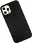 Newface iPhone 12 Pro Max Kılıf Karbon Pp Silikon - Siyah 2