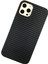 Newface iPhone 12 Pro Max Kılıf Karbon Pp Silikon - Siyah 3