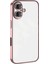 Newface iPhone 16 Plus Kılıf Razer Lensli Silikon - Pembe 1