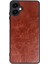 Newface Samsung Galaxy A06 Kılıf Aras Deri Kapak - Bordo 2
