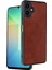Newface Samsung Galaxy A06 Kılıf Aras Deri Kapak - Bordo 3