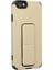 Newface iPhone 6 Kılıf Mega Standlı Silikon - Gold 2