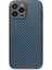 Newface iPhone 13 Pro Max Kılıf Coco Karbon Silikon - Mavi 1