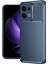 Newface Oppo Reno 13 Pro Kılıf Auto Focus Karbon Kapak - Lacivert 1