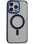 Newface iPhone 14 Pro Kılıf Room Magneticsafe Silikon - Lacivert 1