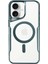 Newface iPhone 16 Plus Kılıf Boyi Magsafe Silikon Kapak - Turkuaz 1