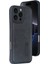 Newface iPhone 16 Pro Max Kılıf Sara Kartvizitli Deri Kılıf - Siyah 2