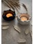 Lotus Tealight Mumluk 2’li Set – Siyah & Beyaz 2