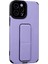 Newface iPhone 12 Pro Max Kılıf Mega Standlı Silikon - Lila 2