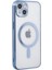 Newface iPhone 14 Plus Kılıf Magneticsafe Lazer Silikon - Sierra Blue 1