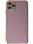 Newface iPhone 11 Pro Max Kılıf Volet Silikon - Mor 2