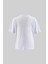 Unısex Oversize Büyük Beden Basic Pamuklu T-Shirt Ecru 5