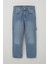 Erkek Çocuk Jean Pantolon Marangoz Model 5-9 Yaş, Açık Mavi 1