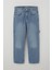Erkek Çocuk Jean Pantolon Marangoz Model 5-9 Yaş, Açık Mavi 2