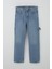 Erkek Çocuk Jean Pantolon Marangoz Model 10-14 Yaş, Açık Mavi 1