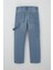 Erkek Çocuk Jean Pantolon Marangoz Model 10-14 Yaş, Açık Mavi 2