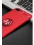 Newface iPhone 7 Plus Kılıf Range Yüzüklü Silikon - Kırmızı 2