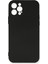Newface iPhone 12 Pro Max Kılıf Nano Içi Kadife Silikon - Siyah 1