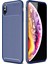 Newface iPhone Xs Max Kılıf Auto Focus Karbon Kapak - Lacivert 1