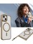 Newface iPhone 15 Kılıf Enka Magsafe Silikon Kılıf - Şeffaf 3