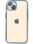 Newface iPhone 14 Plus Kılıf Razer Lensli Silikon - Açık Mavi 1