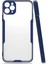 Newface iPhone 11 Pro Max Kılıf Platin Silikon - Lacivert 1