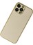 Newface iPhone 13 Pro Max Kılıf Coco Deri Silikon Kapak - Gold 2