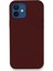 Newface iPhone 12 Kılıf Lansman Legant Silikon - Bordo 1