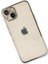 Newface iPhone 14 Kılıf Razer Lensli Silikon - Gümüş 3