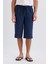 Long Fit File Astarlı Uzun Boy Kargo Cep Deniz Şortu E0905AX25HS 1