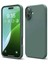 Newface iPhone 16 Kılıf Nano Içi Kadife Silikon - Koyu Yeşil 1