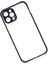 Newface iPhone 12 Kılıf Miami Şeffaf Silikon - Lacivert 3