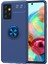 Newface Samsung Galaxy A72 Kılıf Range Yüzüklü Silikon - Mavi 1