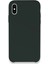 Newface iPhone Xs Max Kılıf Lansman Legant Silikon - Koyu Yeşil 1