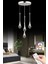 Istanbul Avize Mercure 4'lü Gümüş Ledli Kumandalı 3 Renk Modern LED Avize 1