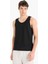 Slim Fit Dar Kesim Bisiklet Yaka Ribana Atlet E2206AX25SM 4
