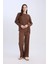 Bürümcük Pantolon Wide Leg Geniş Bol Paça Esnek Belli C0200AX24AU 4