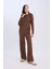 Bürümcük Pantolon Wide Leg Geniş Bol Paça Esnek Belli C0200AX24AU 5