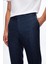 Ds Damat Slim Fit Lacivert Kazayağı Keten Karışımlı Takim Elbise 6