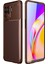 Newface Oppo Reno 5 Lite Kılıf Auto Focus Karbon Kapak - Kahverengi 1