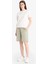 Regular Fit Normal Bel Düz Paça Bermuda Şort N7439AZ25HS 3