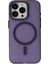 Newface iPhone 15 Pro Max Kılıf Lodos Magneticsafe Mat Kapak - Mor 1