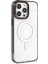 Newface iPhone 14 Pro Max Kılıf Dinamik Magneticsafe Silikon - Siyah 1
