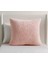 Elite Peluş Teddy Puffy Dekoratif Yastık Kırlent Kılıfı Pembe Pudra 43X43 1 Adet 1