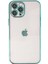 Newface iPhone 12 Pro Kılıf Razer Lensli Silikon - Yeşil 1