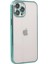 Newface iPhone 12 Pro Kılıf Razer Lensli Silikon - Yeşil 2