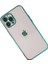 Newface iPhone 12 Pro Kılıf Razer Lensli Silikon - Yeşil 3
